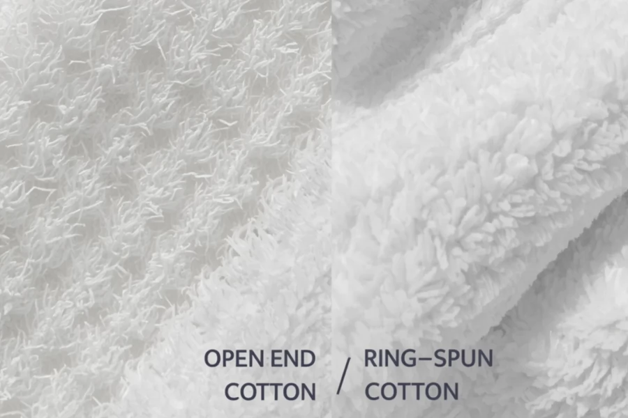 Open-End ve Ring-Spun Pamuk Havlular Arasındaki Farklar